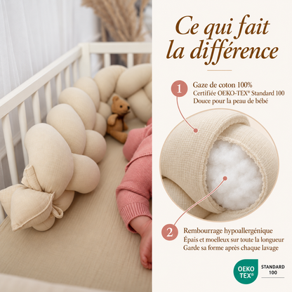 Tresse de lit Prestige Baby | Le détail qui transforme la chambre de bébé