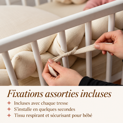 Tresse de lit Prestige Baby | Le détail qui transforme la chambre de bébé