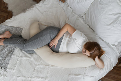 Coussin Prestige Nuage de Coton | Coussin de grossesse & d'allaitement en gaze de coton