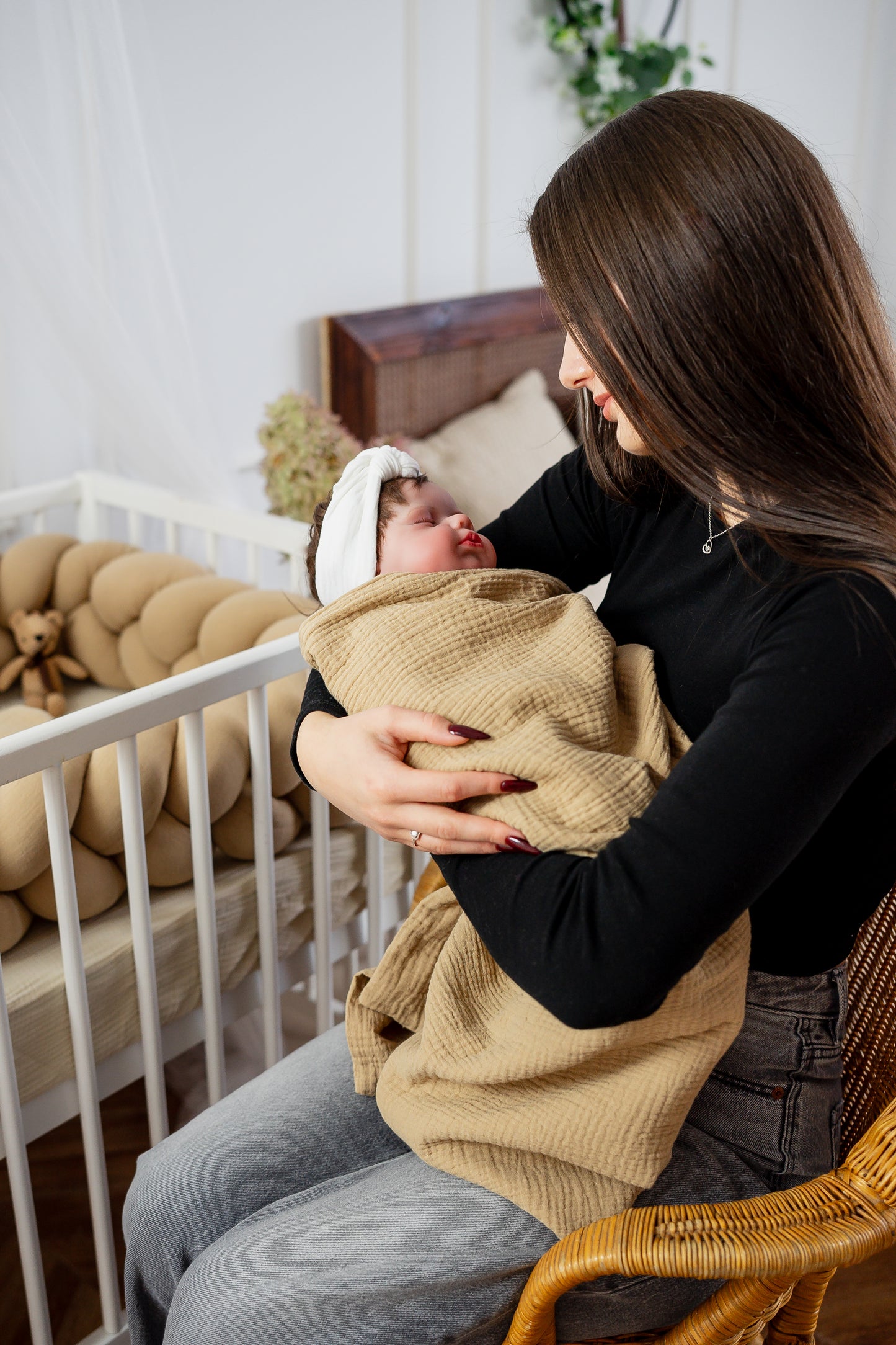 Couverture Fine Prestige | Couverture bébé en gaze de coton douce et respirante