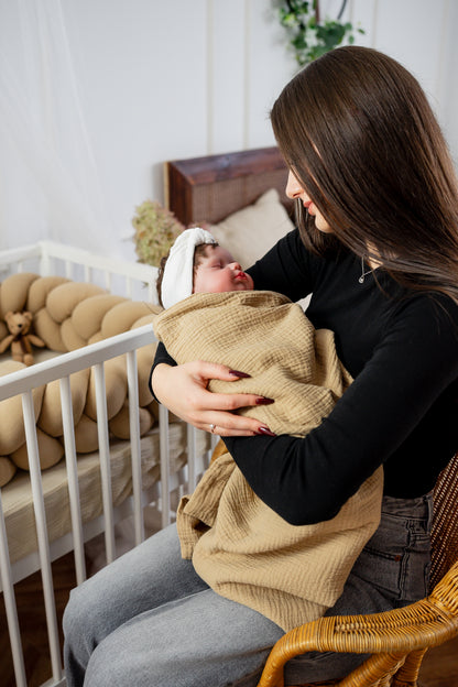 Couverture Fine Prestige | Couverture bébé en gaze de coton douce et respirante