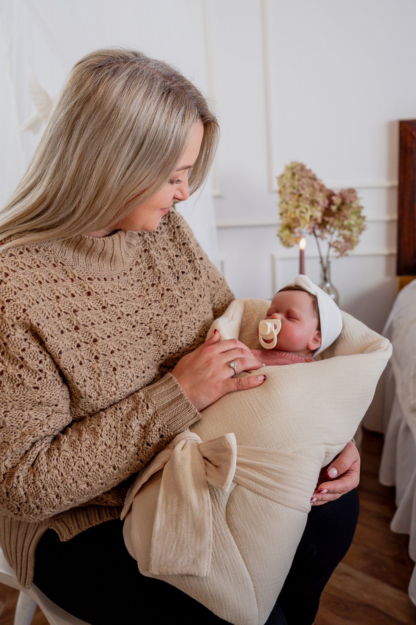 Gigoteuse d’emmaillotage en Mousseline de Coton