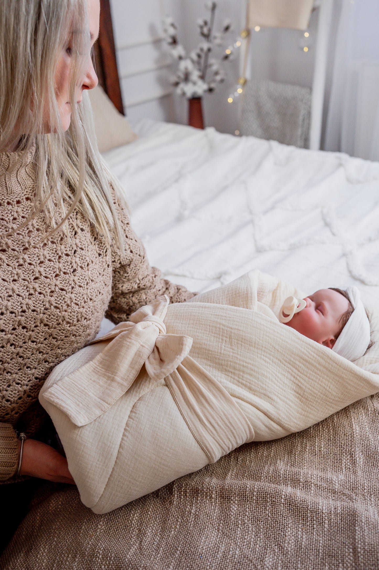 Gigoteuse d’emmaillotage en Mousseline de Coton