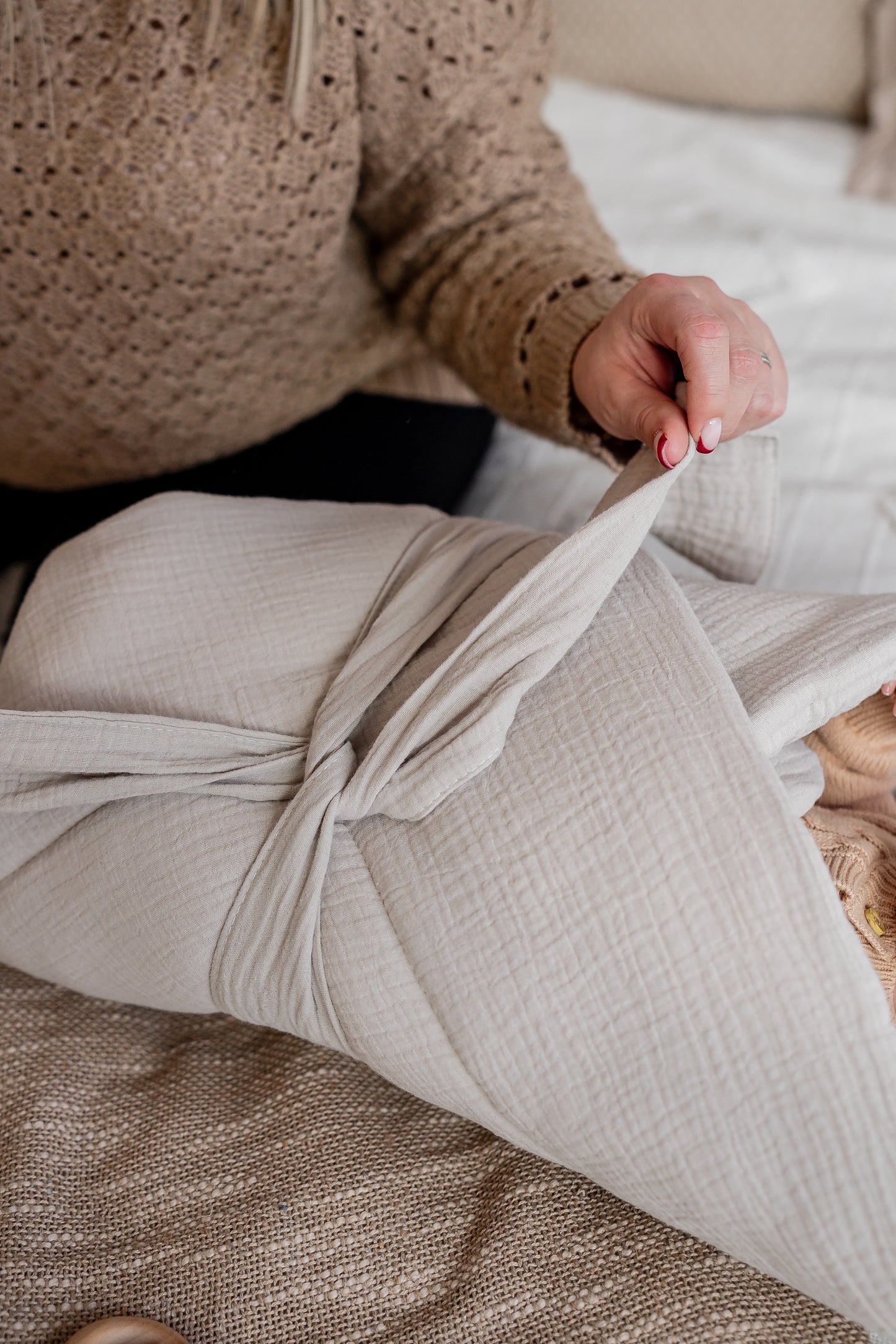 Gigoteuse d’emmaillotage en Mousseline de Coton