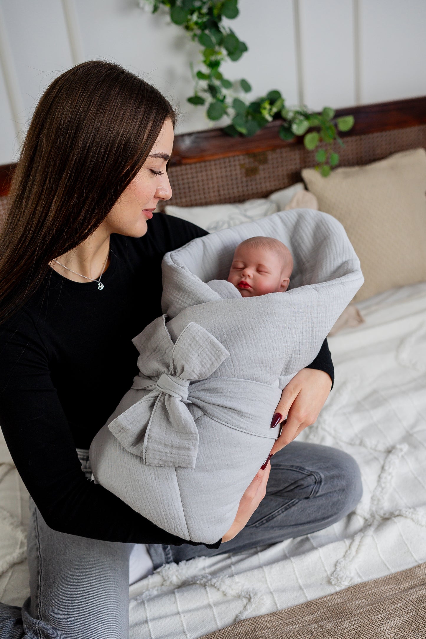 Gigoteuse d’emmaillotage en Mousseline de Coton