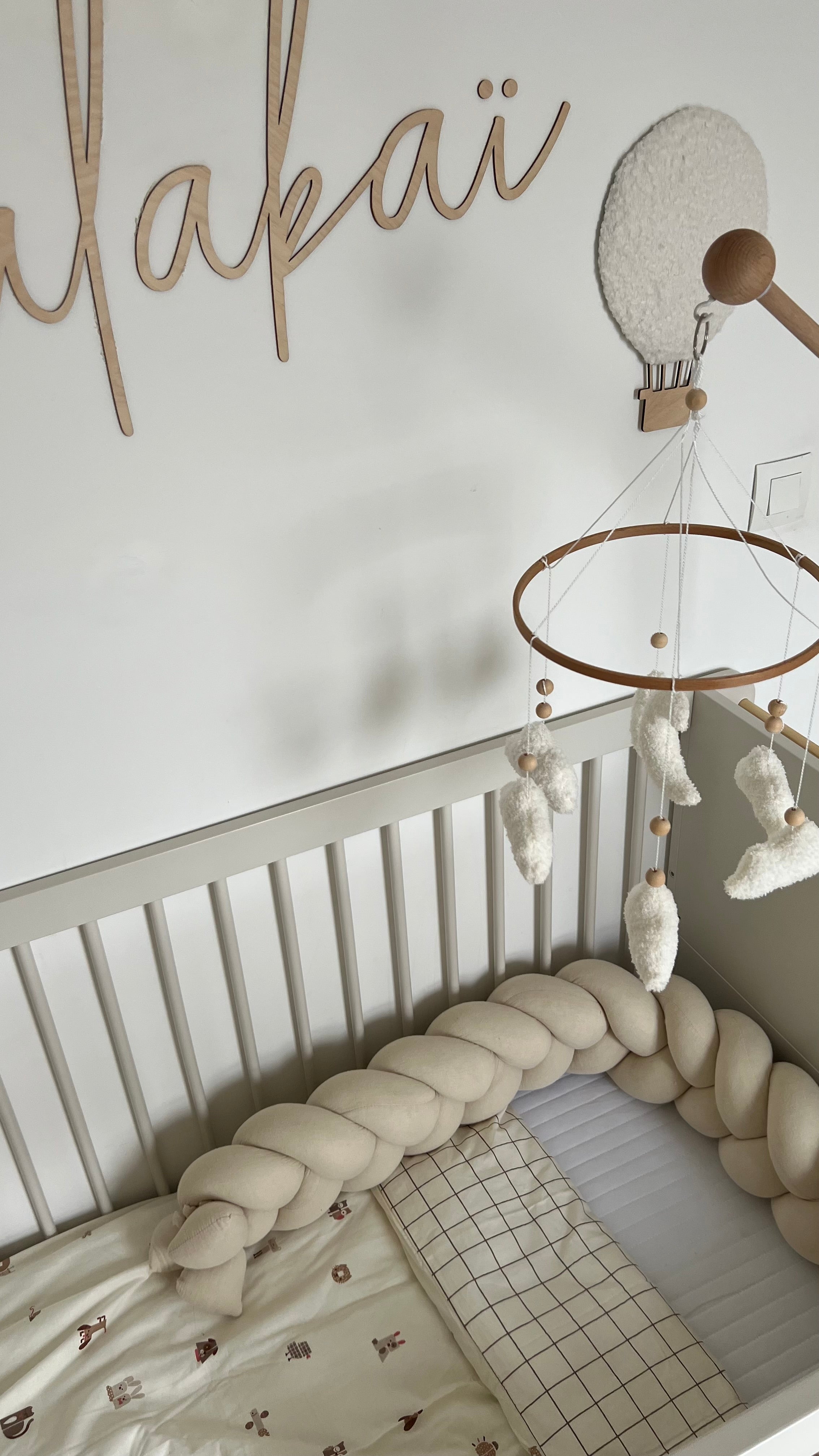 Photo cliente tresse de lit Prestige Baby - chambre bébé