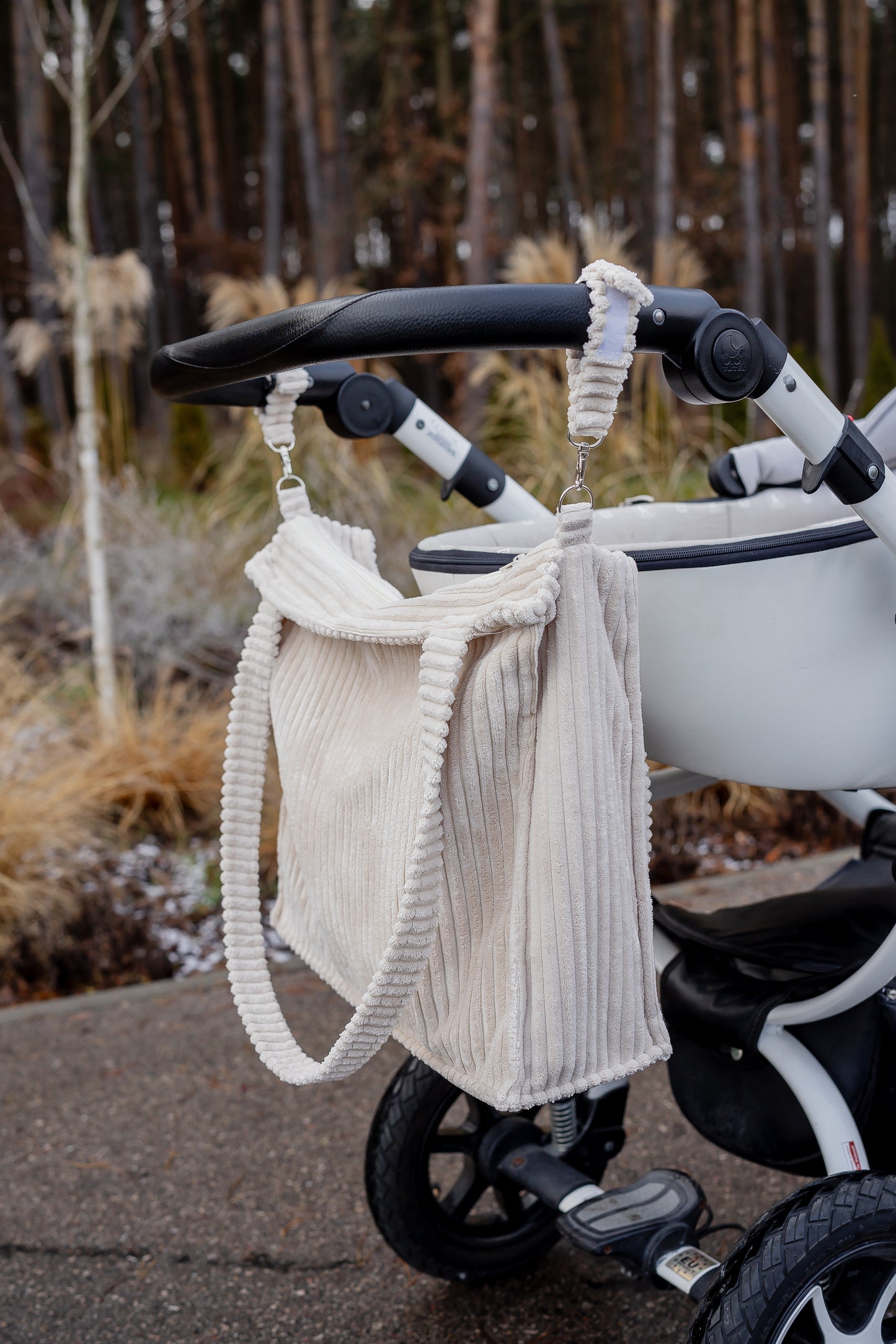 Sac à langer "Velours côtelé" avec  son tapis  à langer - 💝 Offre Pack Naissance