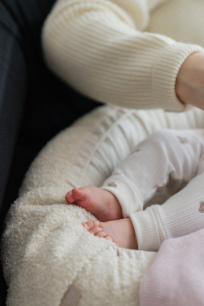 Cocon bébé Boucles d’Or | Réducteur de lit bébé en tissu teddy